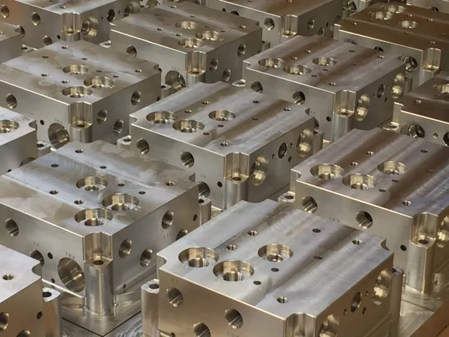 Precision-machined Milltech component