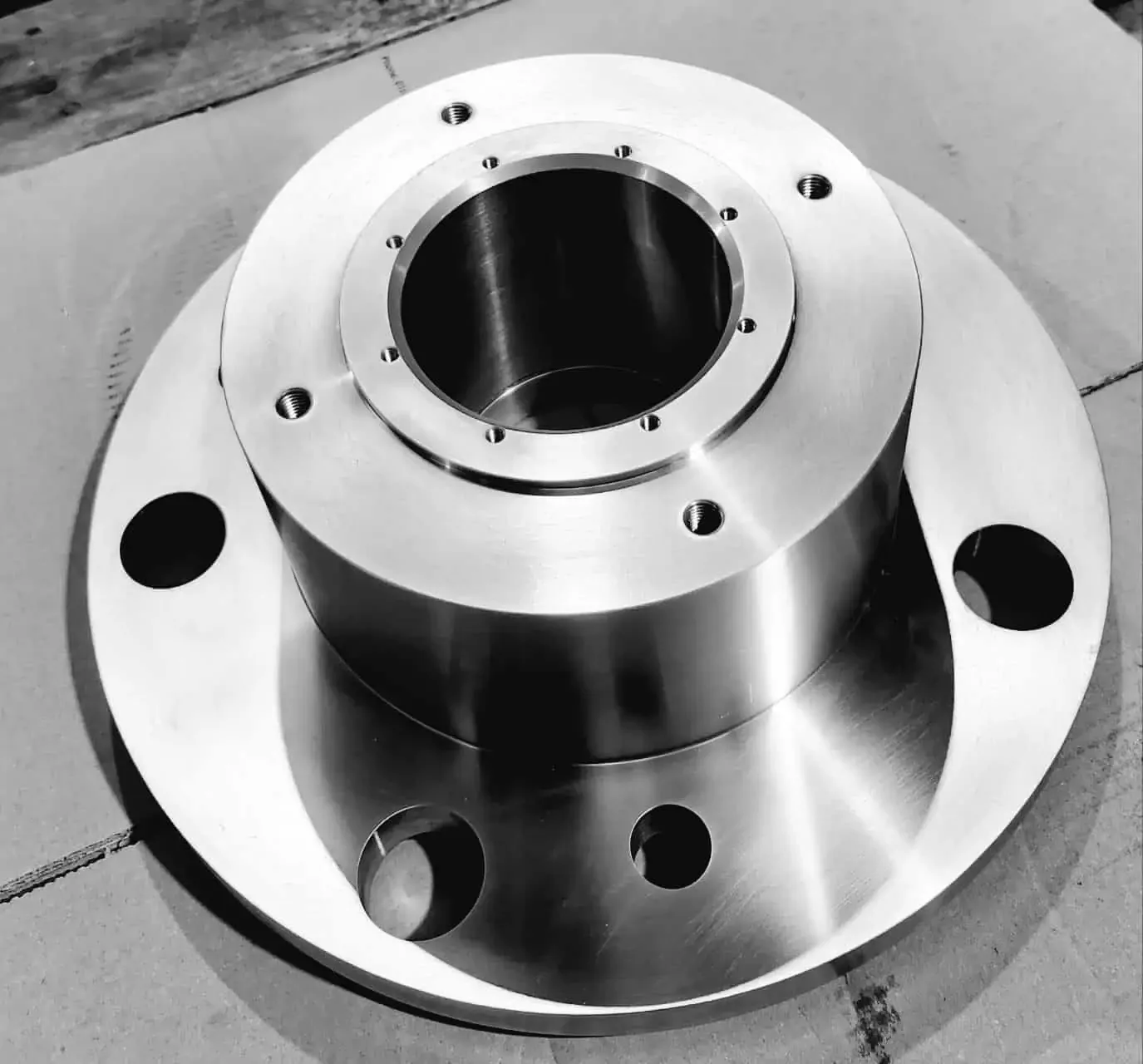 Precision-machined Milltech component