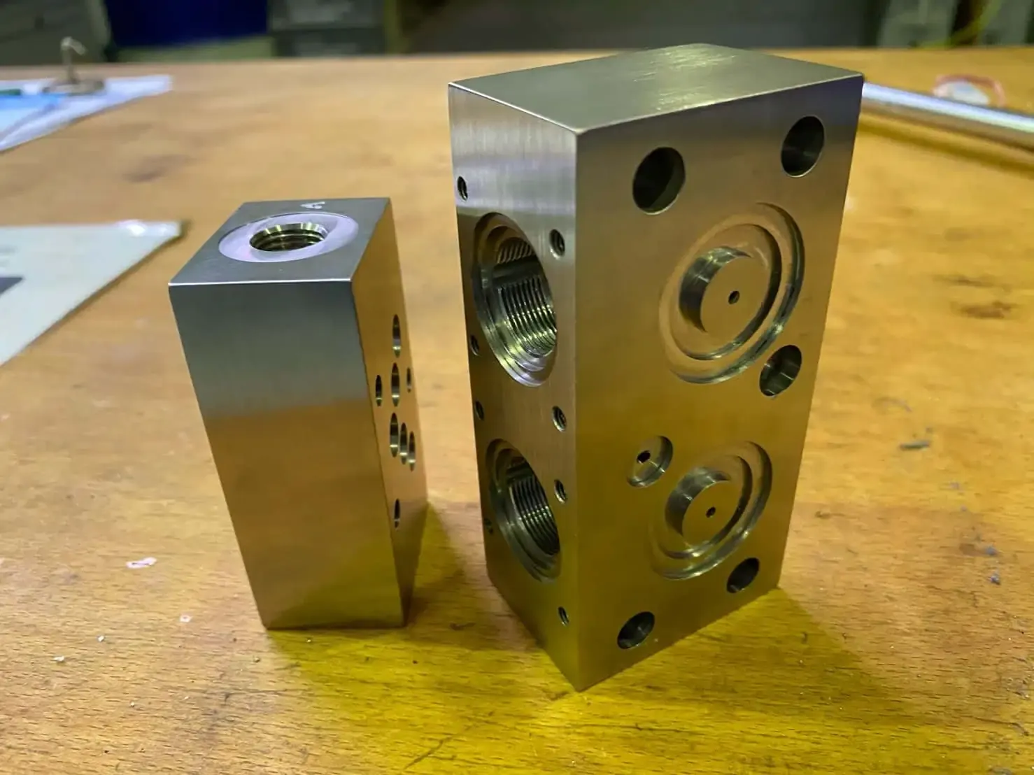 Precision-machined Milltech component